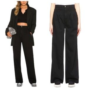 NWT GRLFRND Jeans The Morgan High Rise Wide Leg Jeans